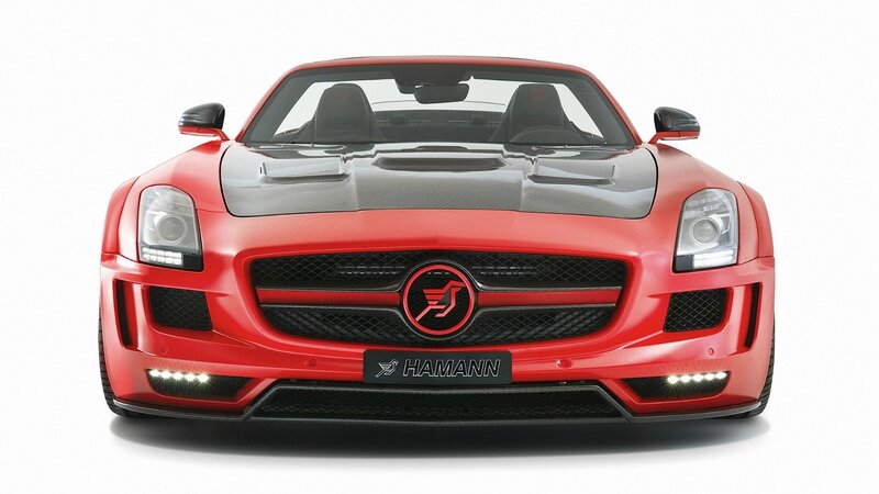 Red Hamann sports car