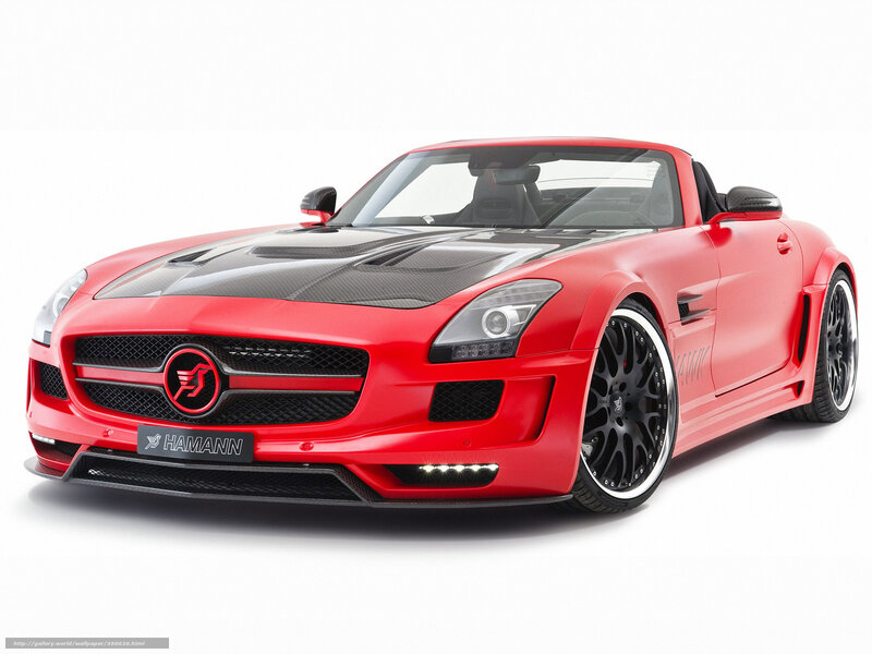 Red Hamann sports car
