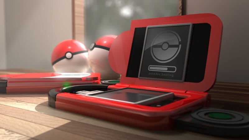 Red Handheld Device