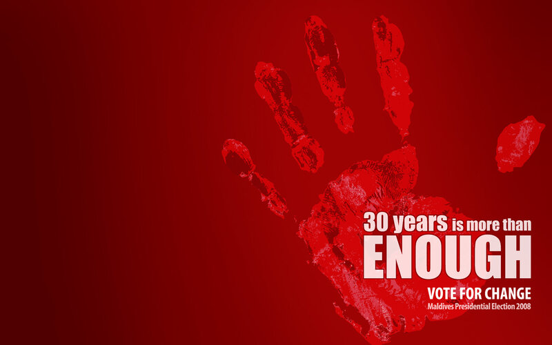 Red Handprint