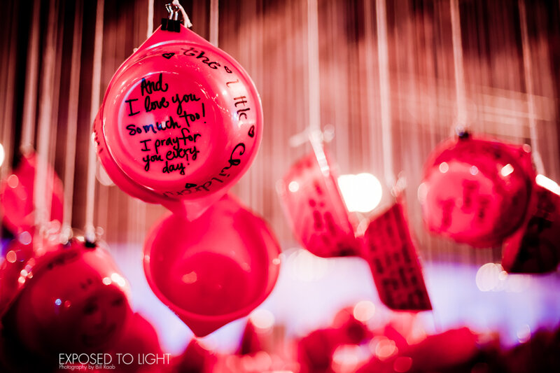 Red Hanging Cups