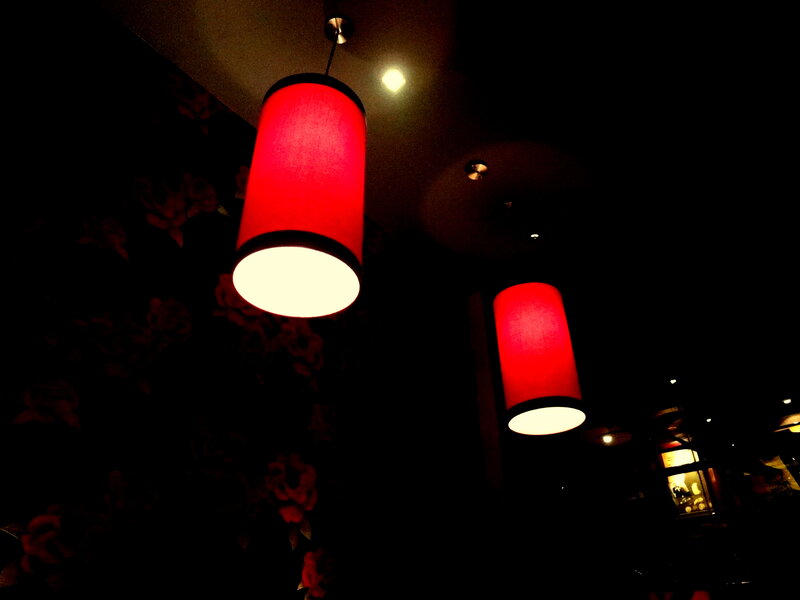 Red Hanging Lamps