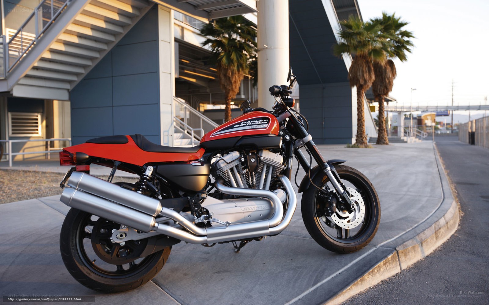 Red Harley-Davidson motorcycle