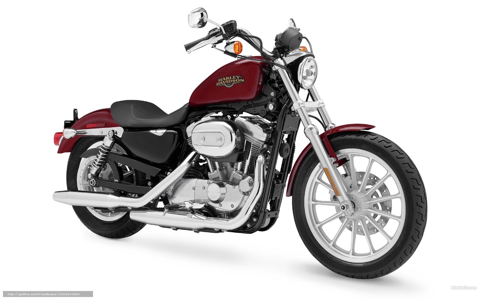 Red Harley-Davidson motorcycle