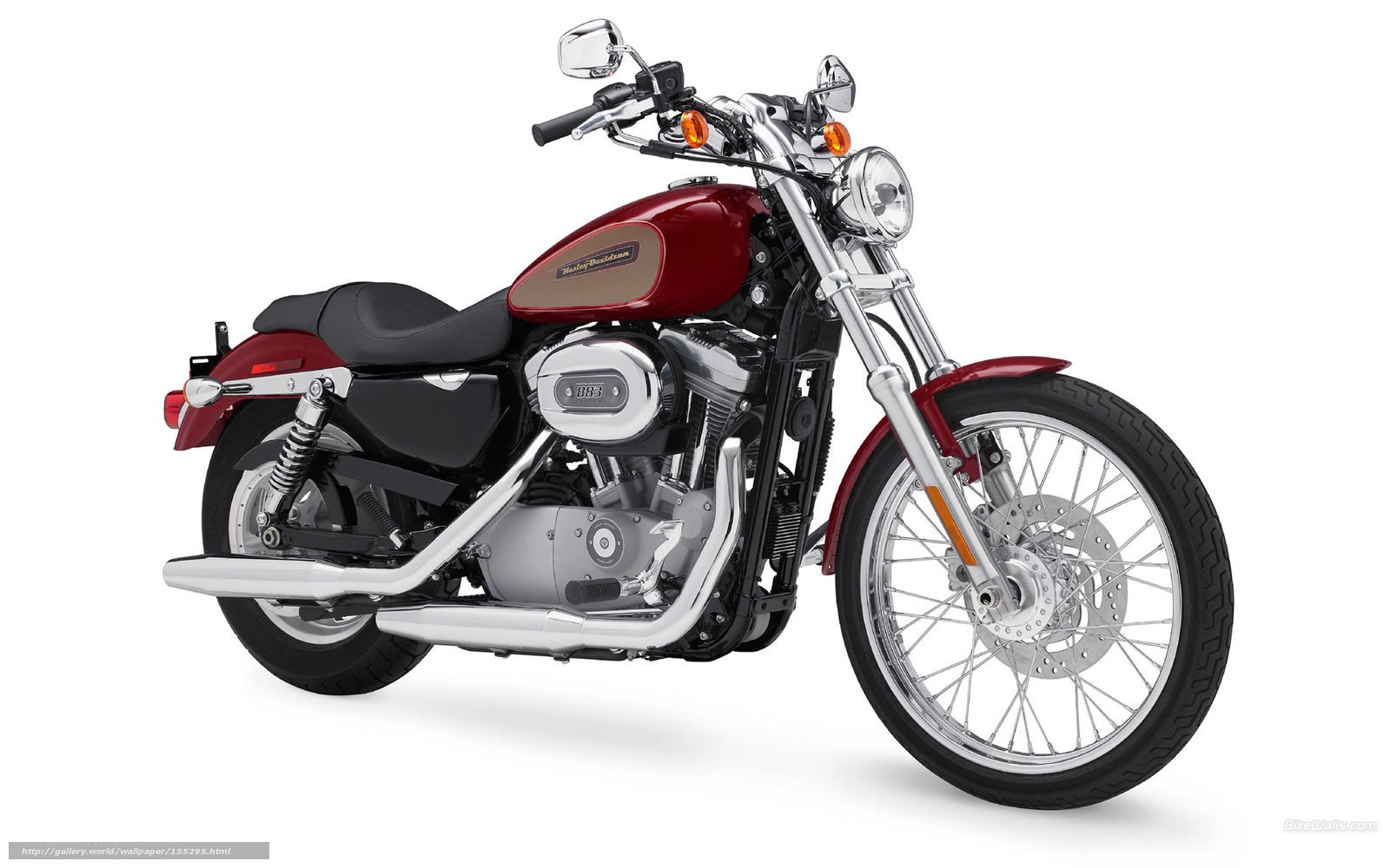 Red Harley-Davidson motorcycle