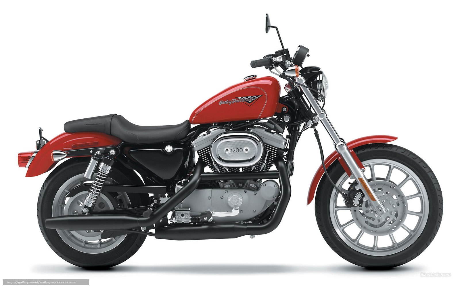 Red Harley-Davidson motorcycle