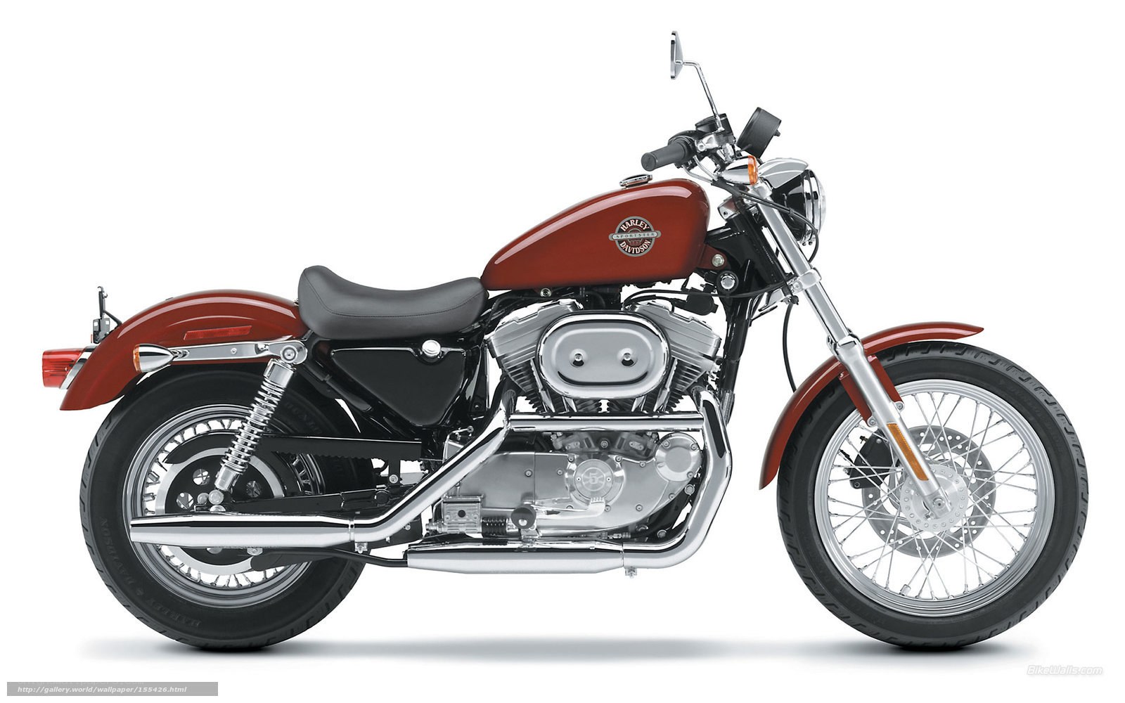 Red Harley-Davidson motorcycle