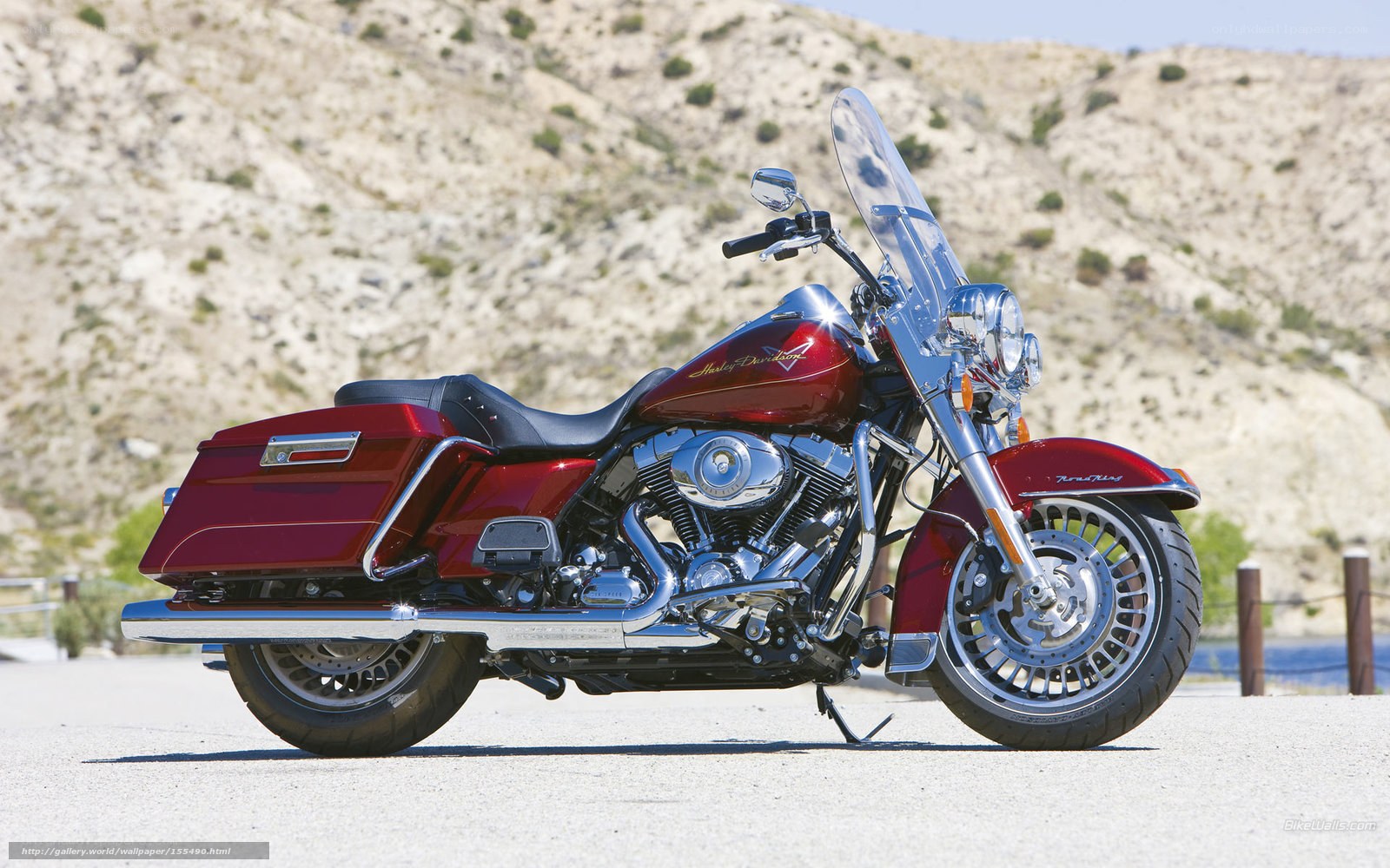 Red Harley-Davidson motorcycle