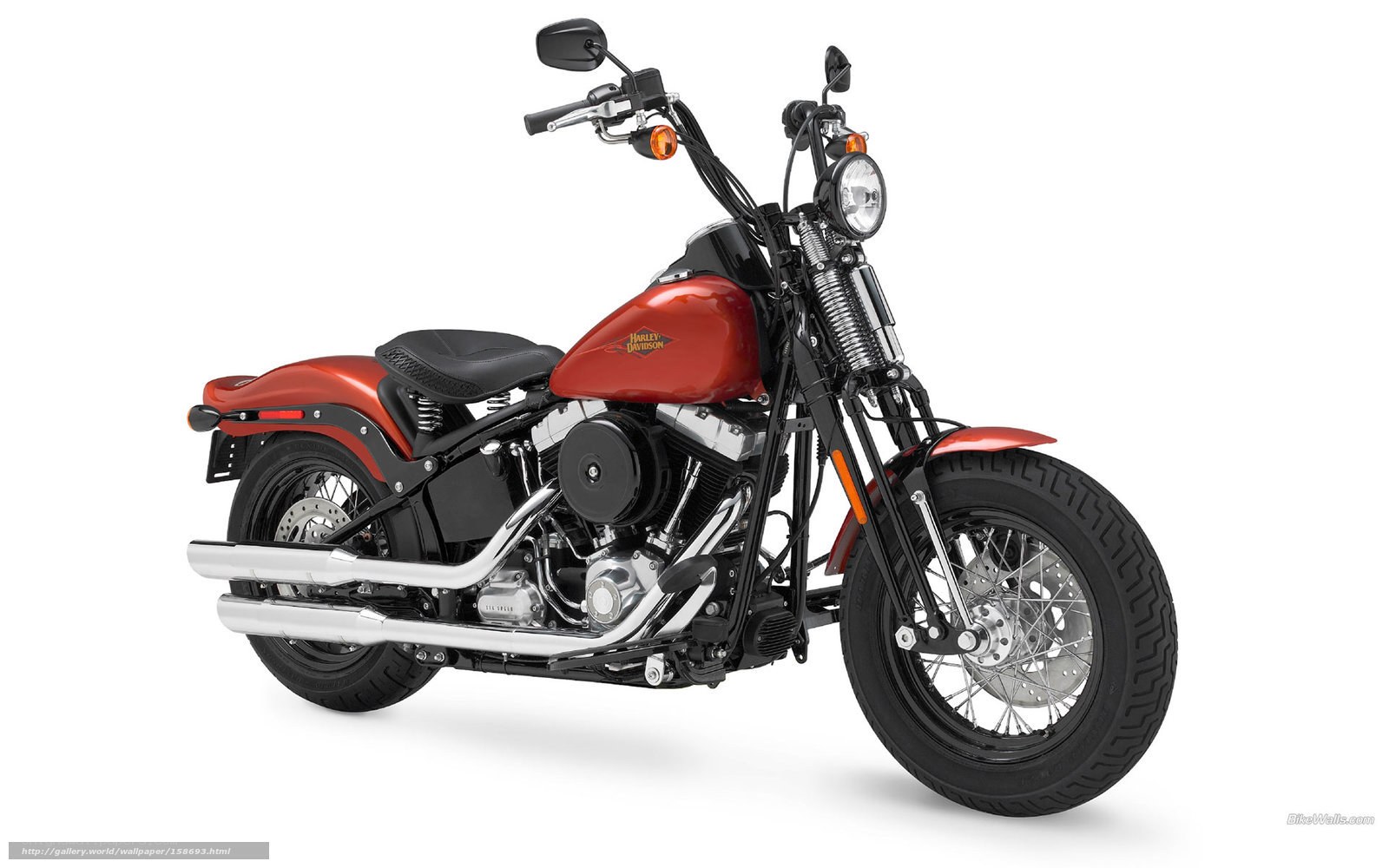Red Harley-Davidson motorcycle