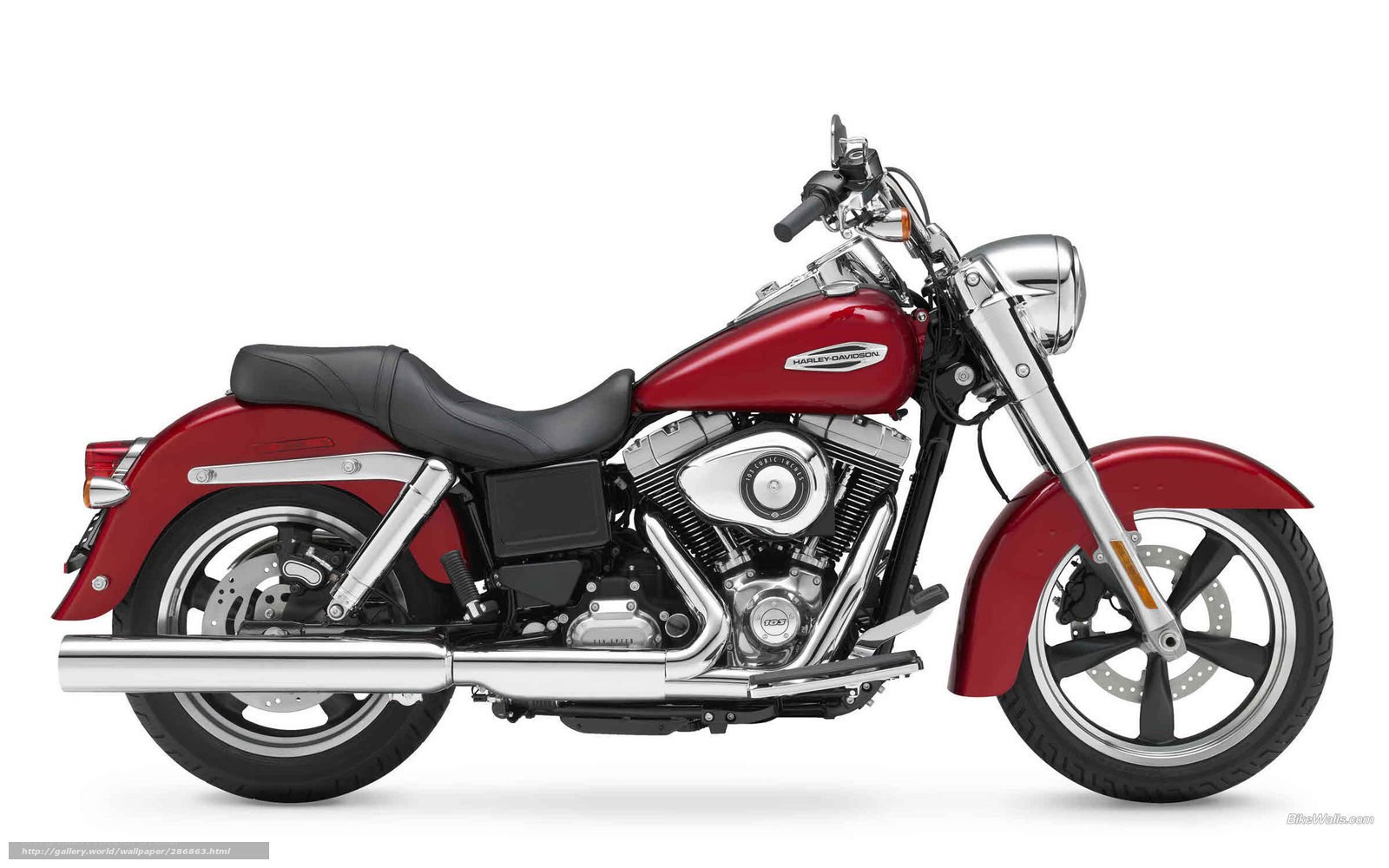 Red Harley-Davidson motorcycle