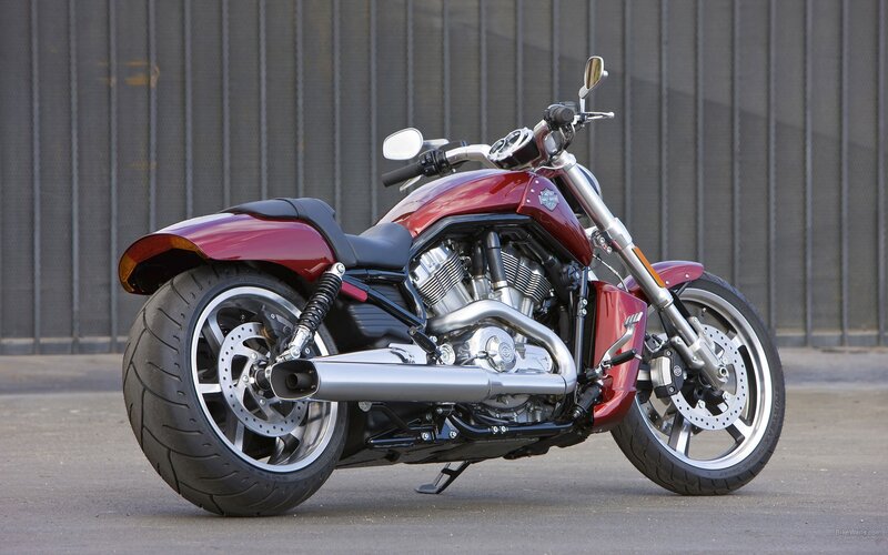 red harley-davidson motorcycle