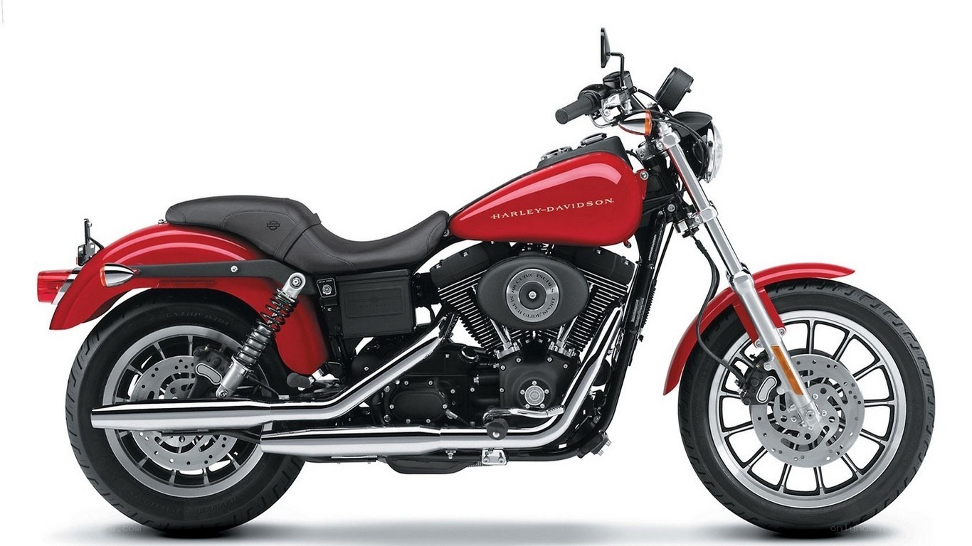 Red Harley-Davidson motorcycle