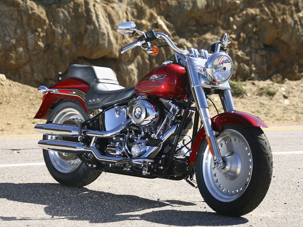 Red Harley-Davidson motorcycle