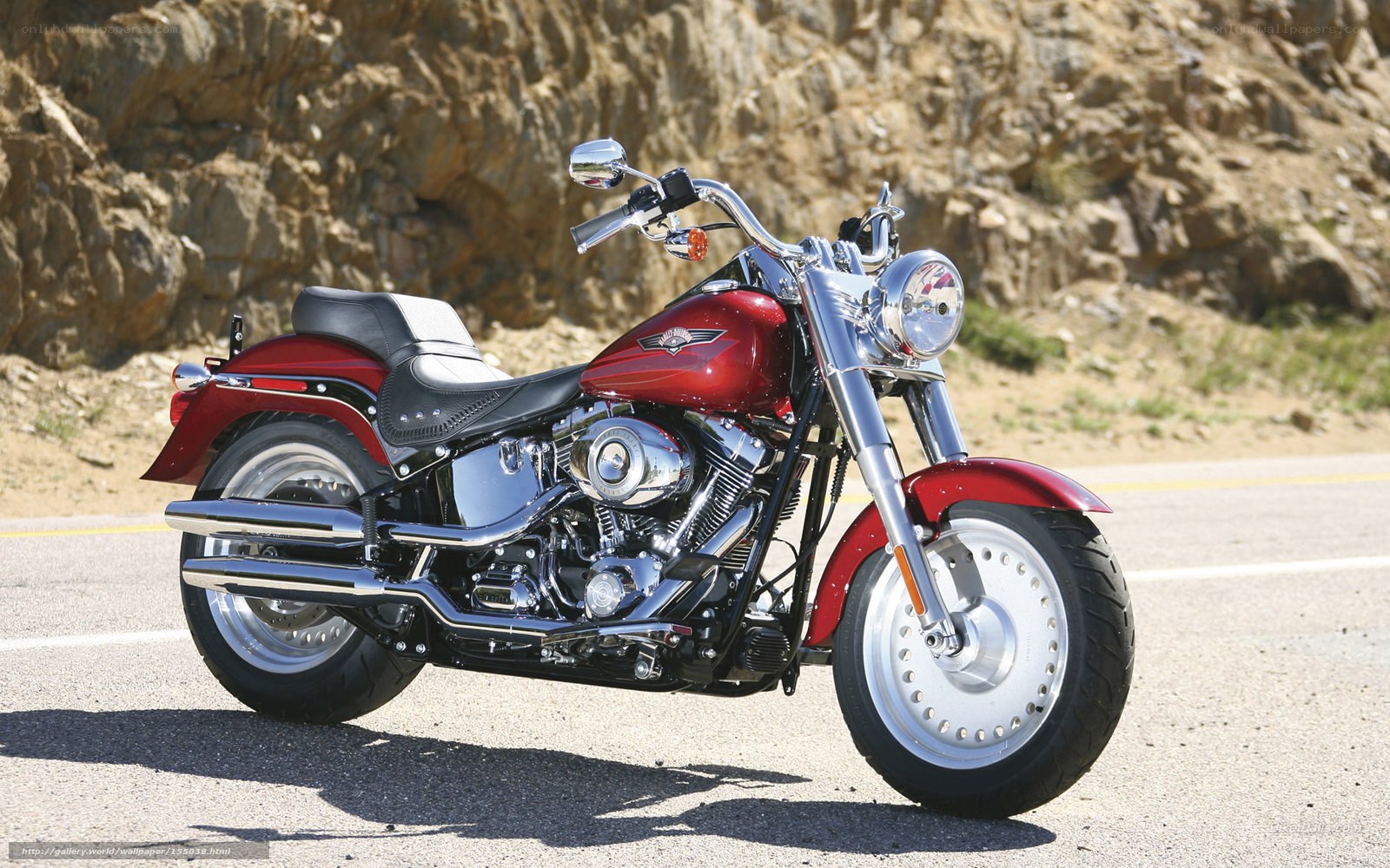 Red Harley-Davidson motorcycle
