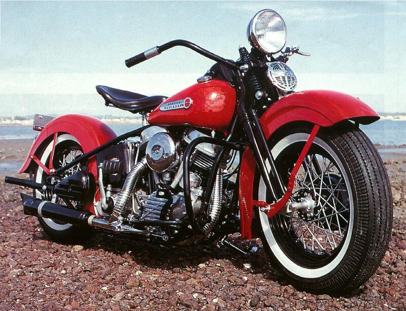 Red Harley-davidson Motorcycle — Calm, Afternoon, Photograph, Beach