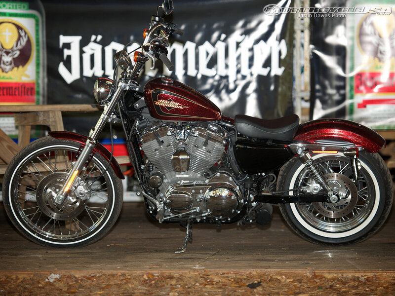 Red Harley-davidson Motorcycle — Neutral, Photograph, Jägermeister Sign