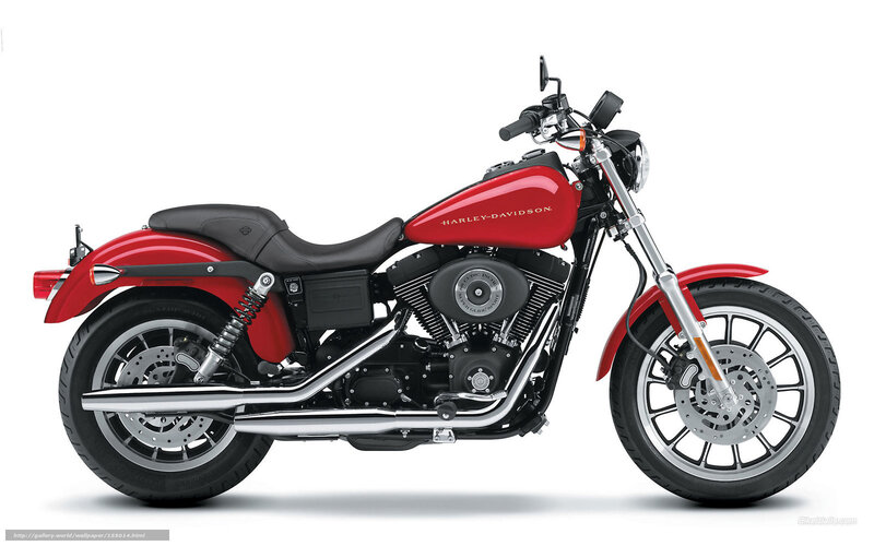 Red Harley-davidson Motorcycle — Neutral, Photograph, Seat, Engine