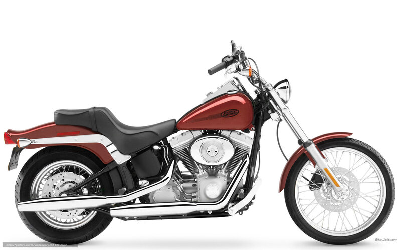 Red Harley-davidson Motorcycle — Neutral, Photograph, Seat, Engine, Wheels