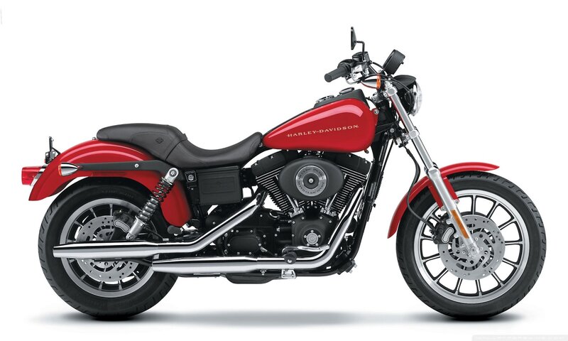 Red Harley-davidson Motorcycle — Neutral