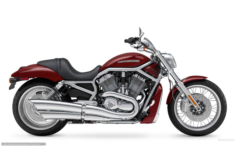 Red Harley-Davidson V-Rod