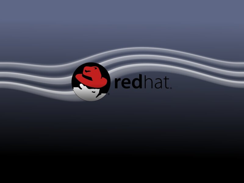 Red Hat Logo — Black, Minimalist