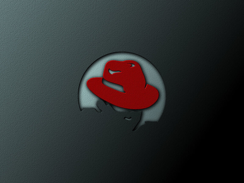 Red Hat Logo — Dramatic