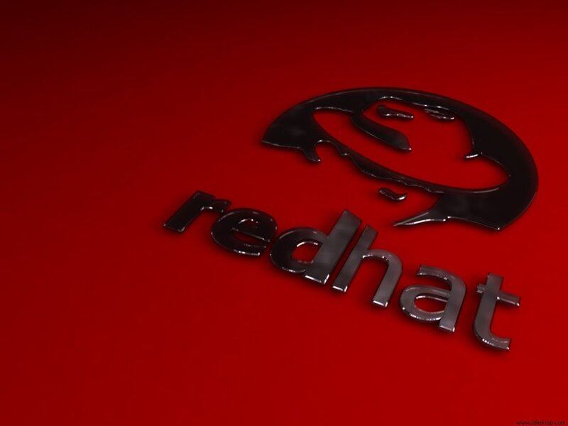 Red Hat Logo — Minimalist, 3d Render, Text