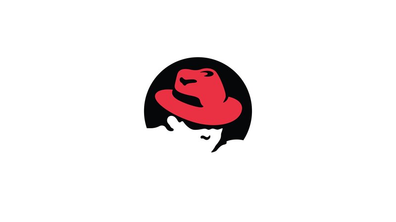 Red Hat Logo — Minimalist, Vector Art