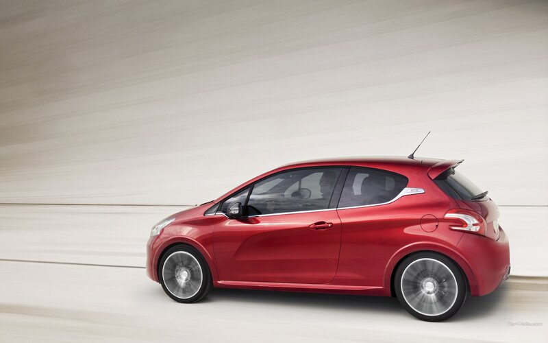 Red Hatchback Car — Dynamic, Photograph, Driver, Tunnel