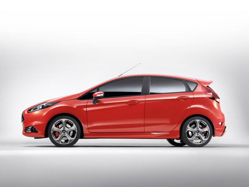 Red Hatchback Car — Neutral, Photograph