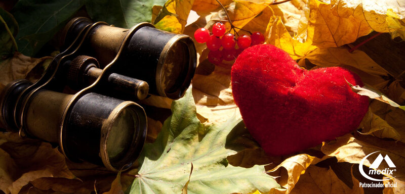 Red Heart and Binoculars — Serene
