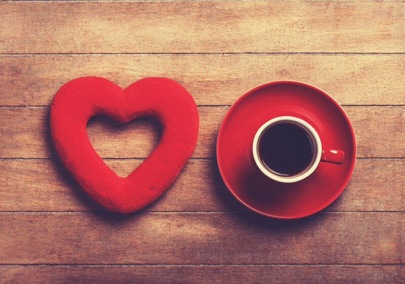 Red Heart and Coffee Cup