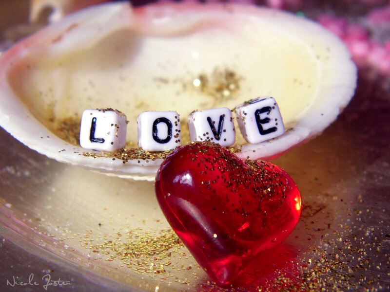 Red Heart and Love Letters