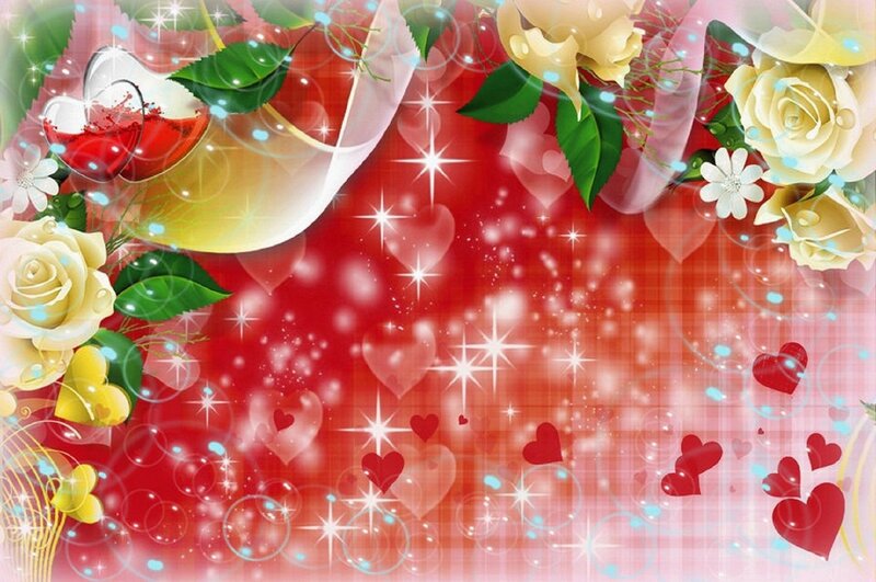 Red Heart Background