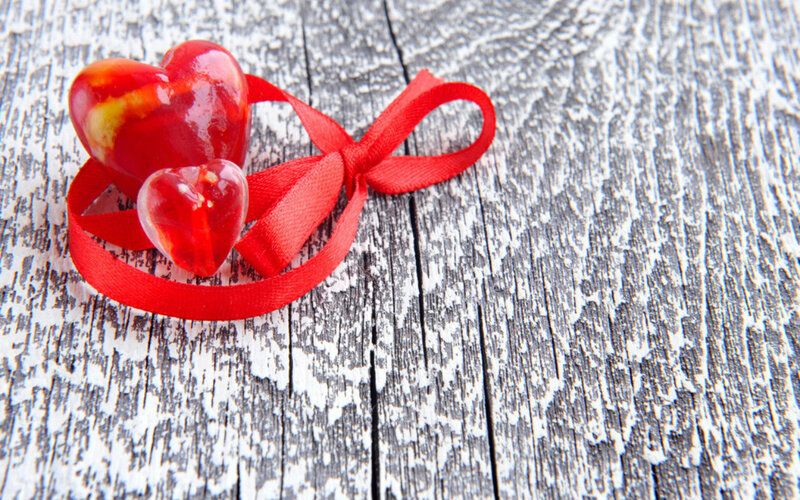 Red Heart Candies — Romantic, Photograph