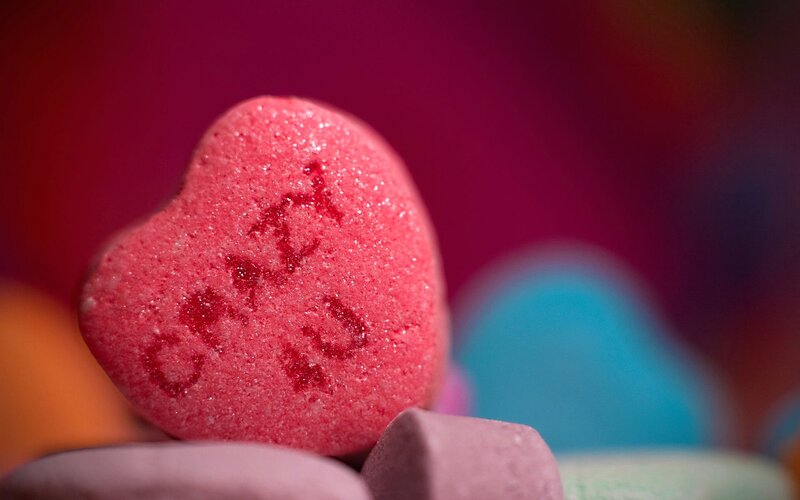 Red Heart Candy — Colorful