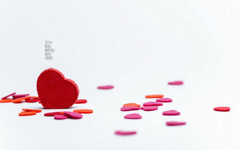 Red Heart Confetti — Calm