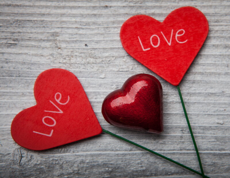Red Heart Decorations — Calm