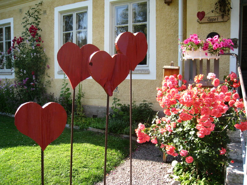 Red Heart Decorations