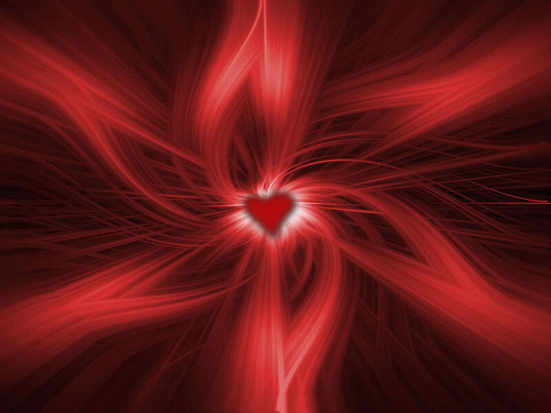 red heart energy burst