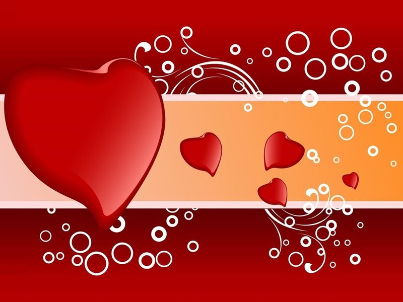 Red Heart Illustration — Romantic