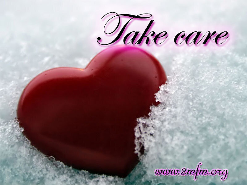 Red Heart in Snow