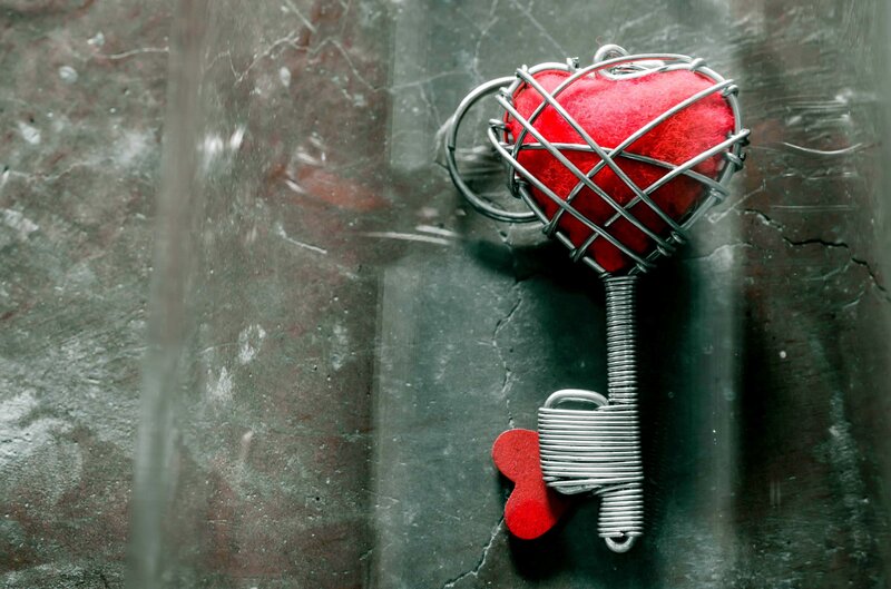 Red Heart Key — Dramatic