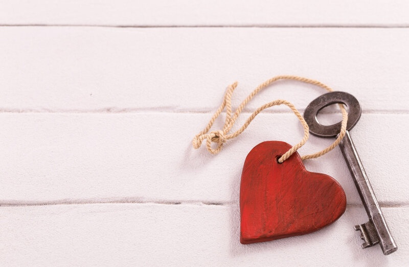 Red Heart Keychain