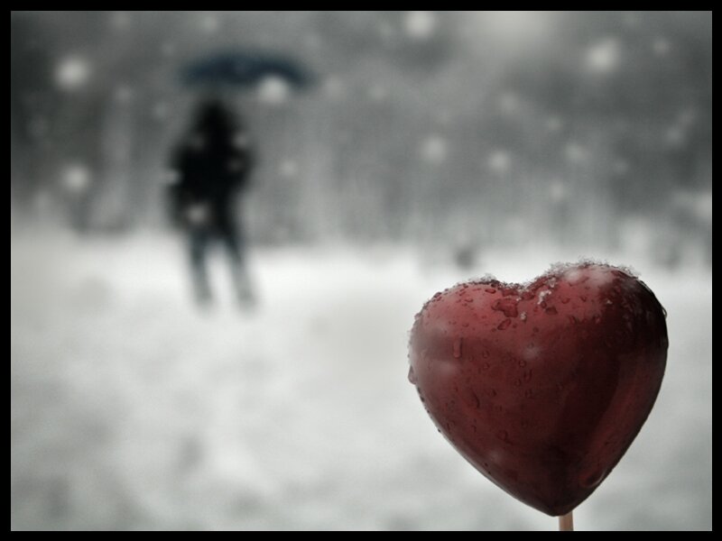 Red Heart Lollipop