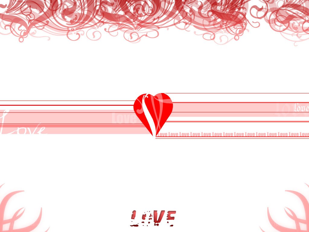 red heart love design