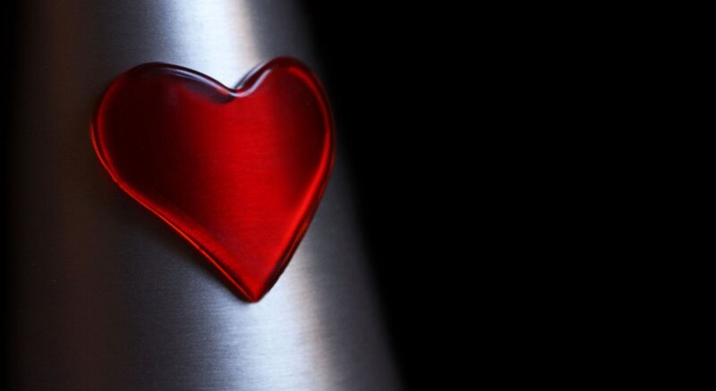 Red Heart Magnet