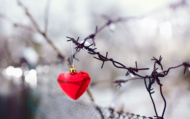 Red Heart Ornament — Melancholic