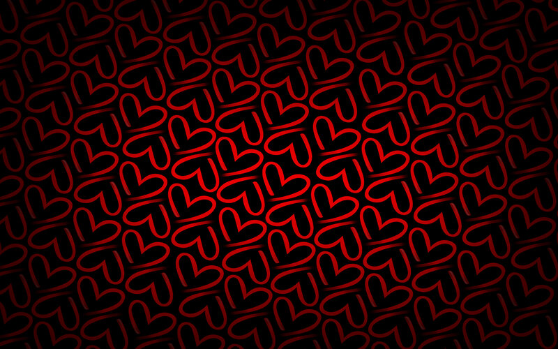 red heart pattern background