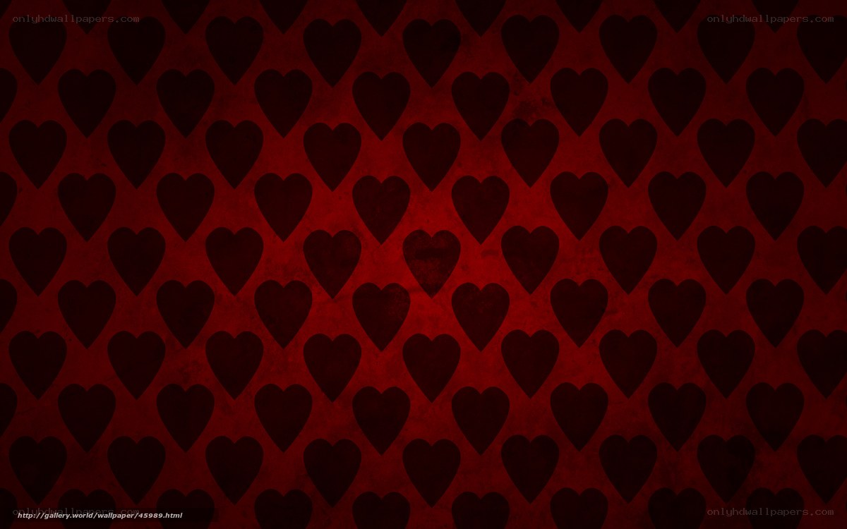 red heart pattern background